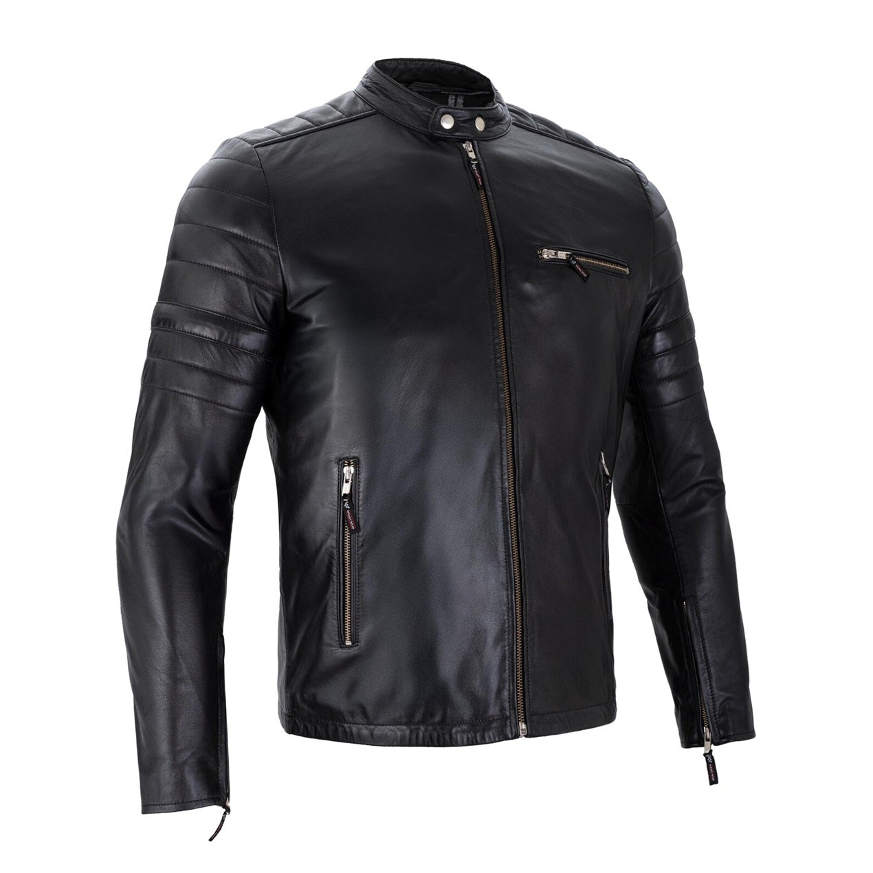 The Gentleman’s Style Box (3-in-1) Black Leather Jacket with Leather Gloves & Leather Belt