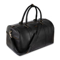 Personalized The Maverrick Hand Made Full Grain Leather Duffle Bag - Black