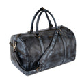Personalized The Maverrick Hand Made Full Grain Leather Duffle Bag - Waxed Black