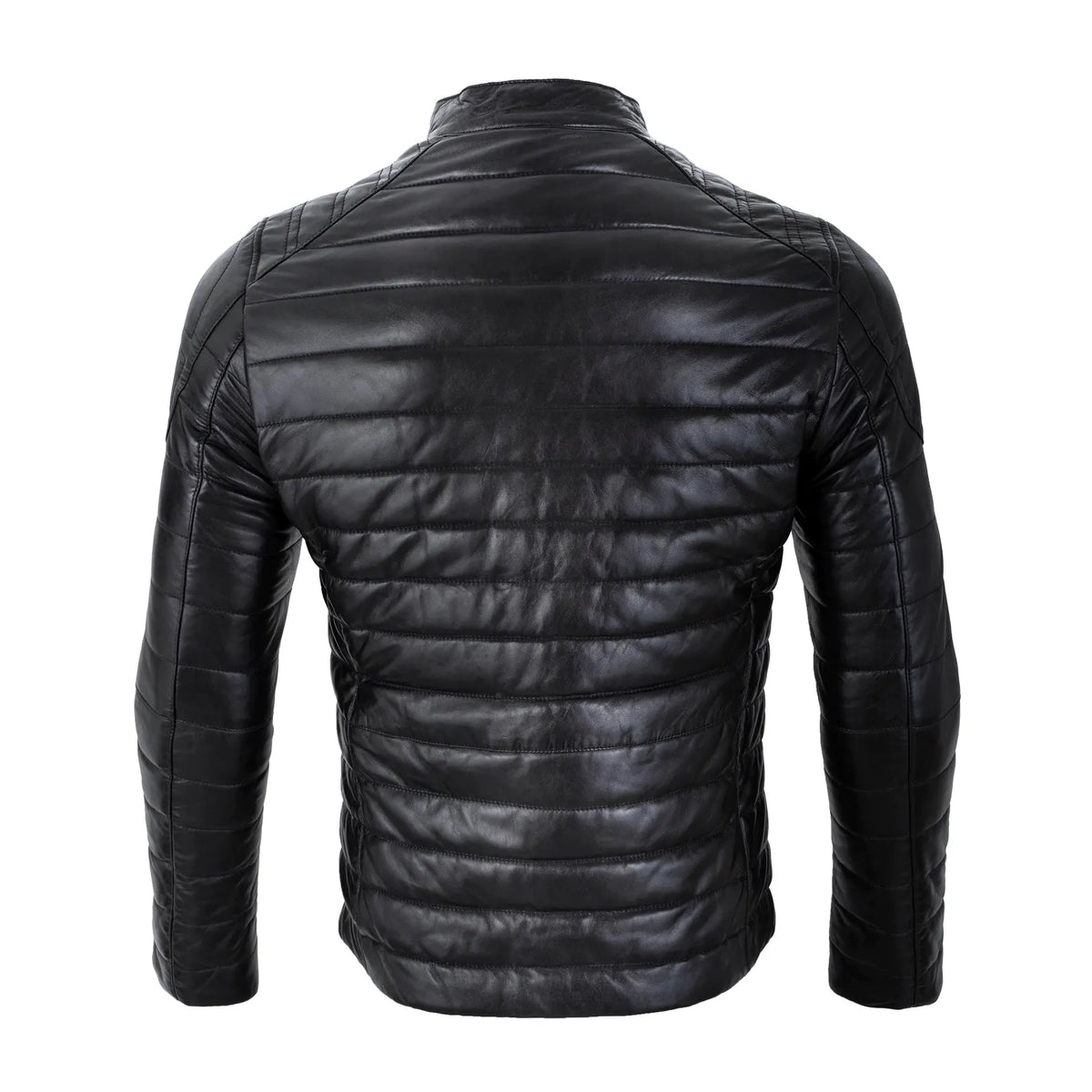Full Grain Quilted Sheep Skin Leather Jacket Monza Quilted