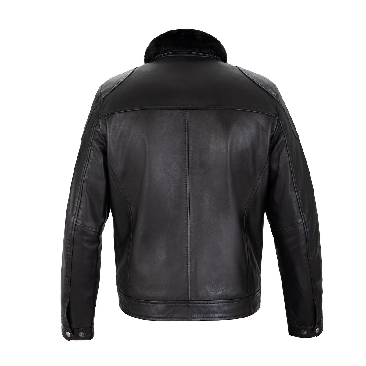 Sheep Skin full grain Leather Jacket The Trucker